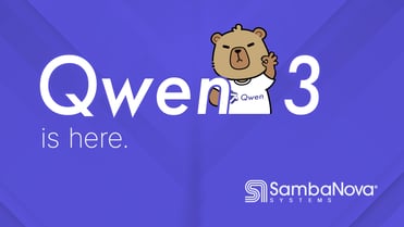 Qwen3 Is Here - Now Live on SambaNova Cloud