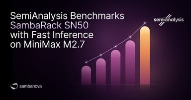 SemiAnalysis Benchmarks SambaRack SN50 with Fast Inference on MiniMax M2.7