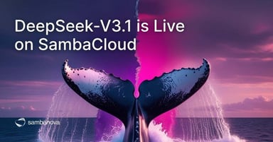 DeepSeek-V3.1 Is Live on SambaCloud