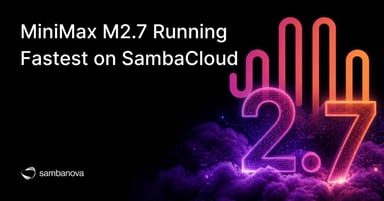 MiniMax M2.7 Running Fastest on SambaCloud