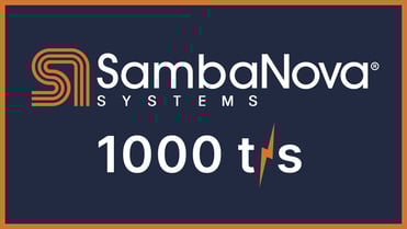 SambaNova has broken the 1000 t/s barrier: why it's a big deal for enterprise AI