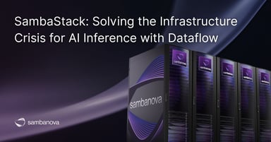 Solving The Infrastructure Crisis for AI Inference with Dataflow