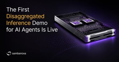 The First Disaggregated Inference Demo for AI Agents Is Live