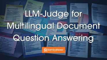 LLM-Judge for Multilingual Document Question Answering