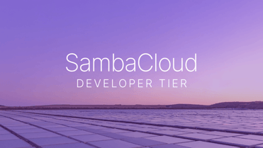 SambaNova Cloud Developer Tier Is Live