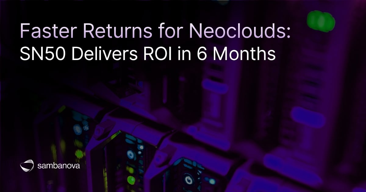BLOG - Faster Returns for Neoclouds