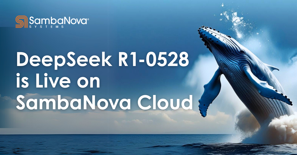 DeepSeek R1-0528 is Live on SambaNova Cloud