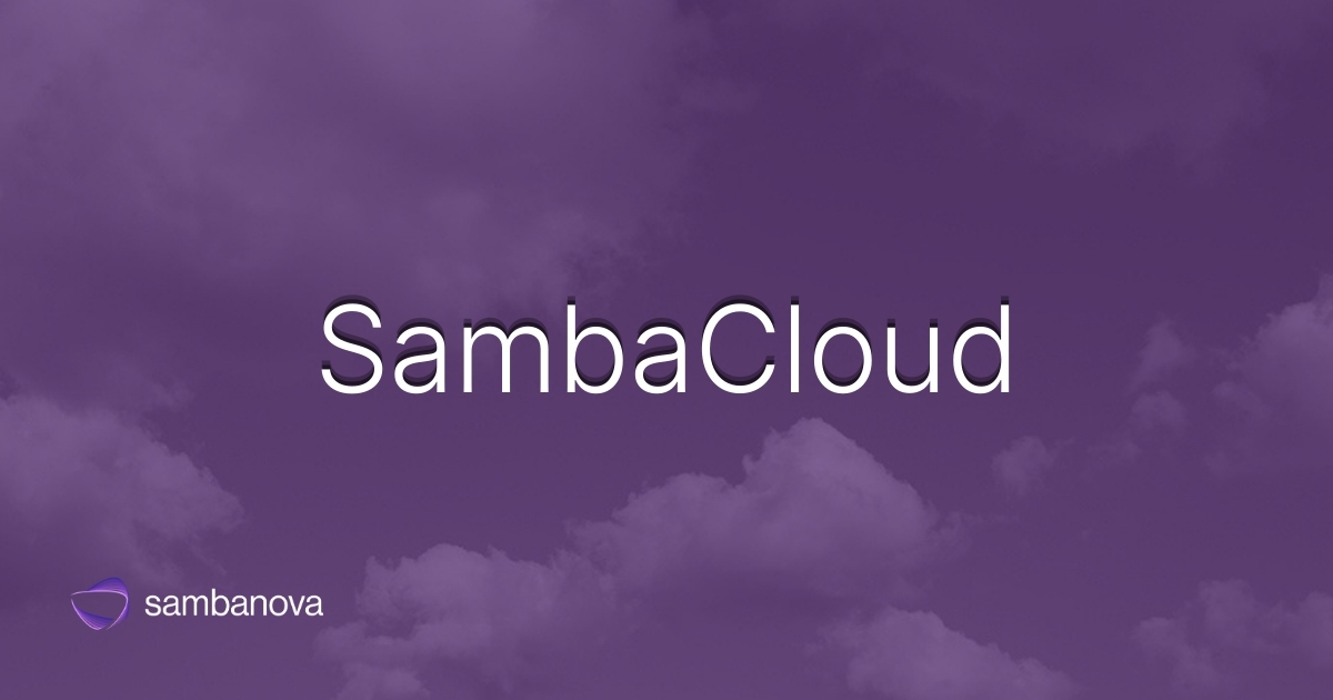 Is SambaCloud innovative?